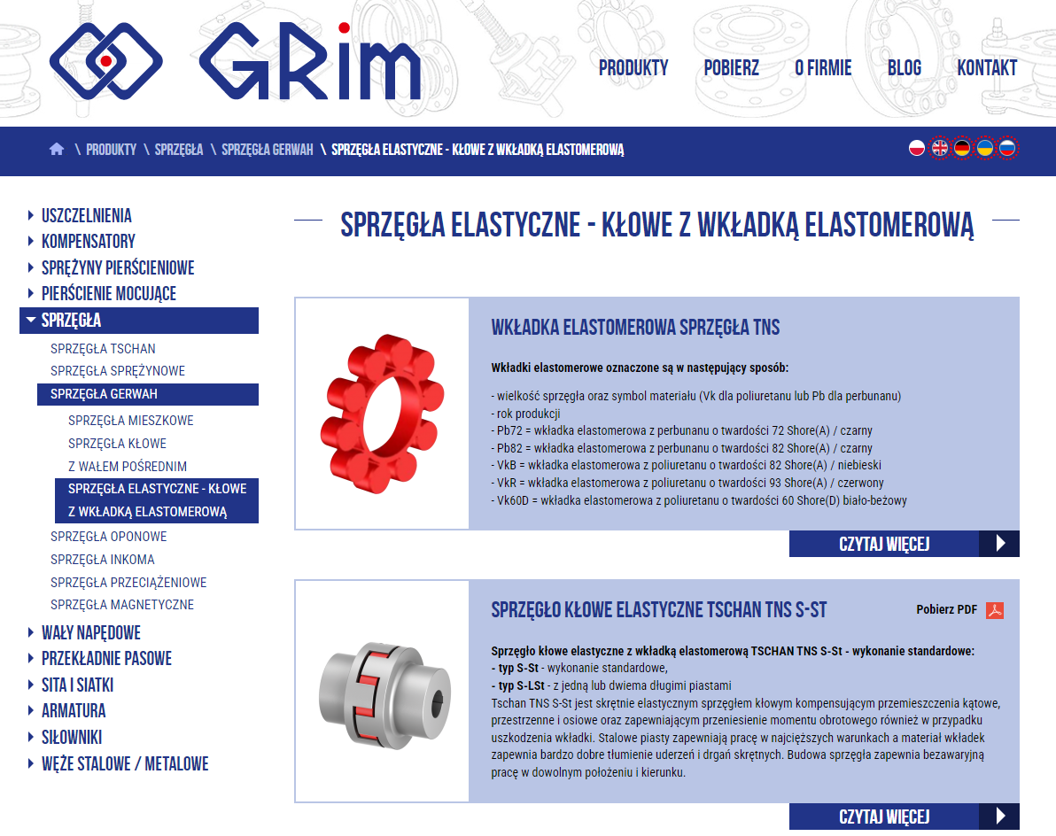 Dlaczego sprzęgła kłowe elastyczne sprawdzają się w przemyśle maszynowym i automatyce?