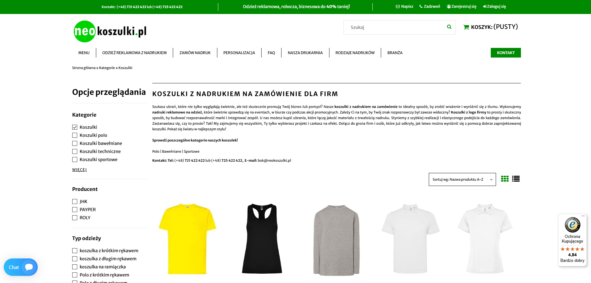 Koszulki z nadrukiem na zamówienie w marketingu – subtelna, ale skuteczna reklama