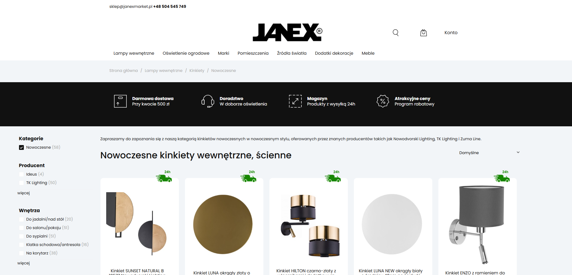 Jak światło wpływa na klimat wnętrza? Rola nowoczesnych kinkietów wewnętrznych