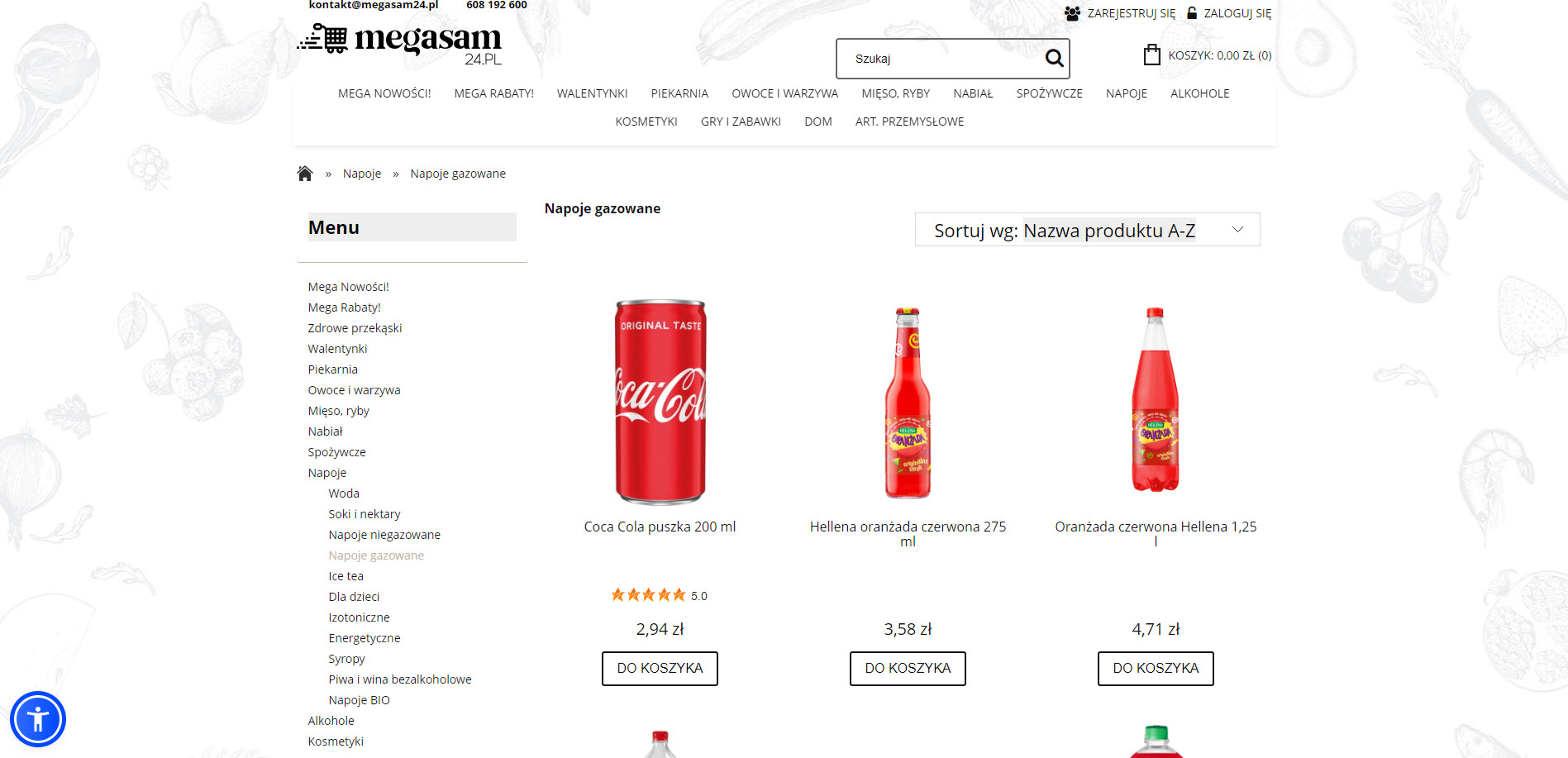 Napoje gazowane orzeźwiające - najlepsze propozycje na upalne dni